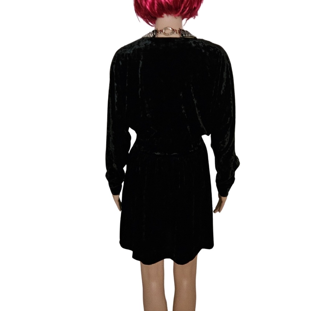 🖤Halston Heritage Black Dolman Sleeve Dress - Picture 4 of 6